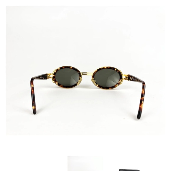 VINTAGE Gianni Versace Gold Frame Sunglasses with Brown Prescription Lenses - Picture 12 of 16